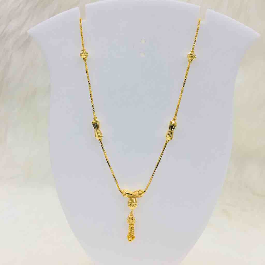 Light weight 916 Gold Tie chain