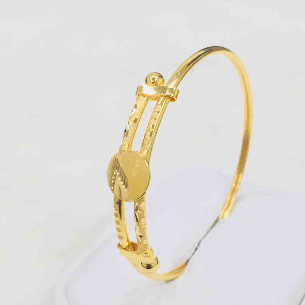 22KT Yellow Gold Kids Kada