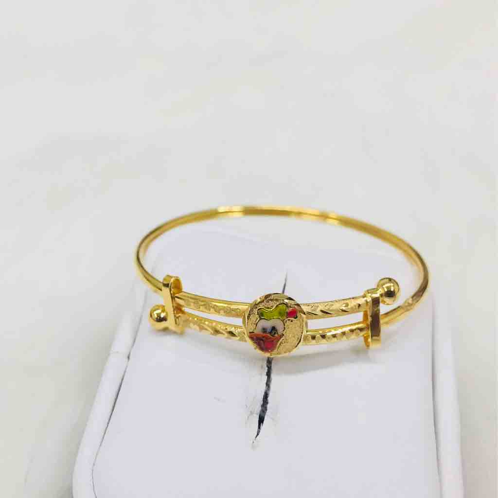 Fancy 916 Kids Gold Kada