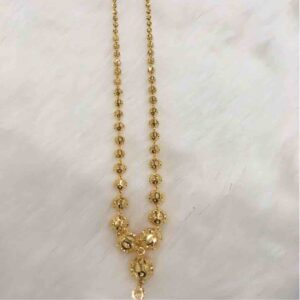 Gold Ladies Long Fancy Vertical Mala