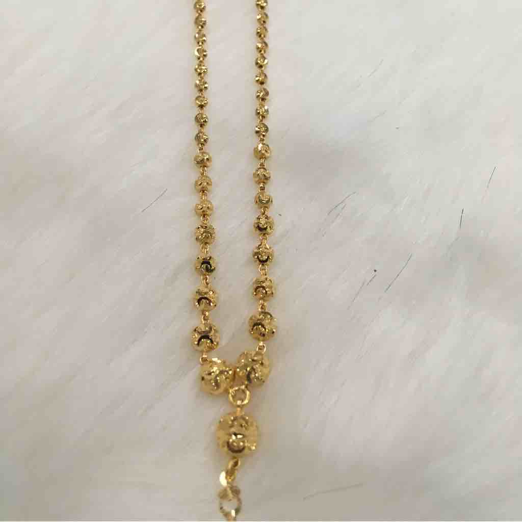 Designer 22KT Gold Long Mug Mala