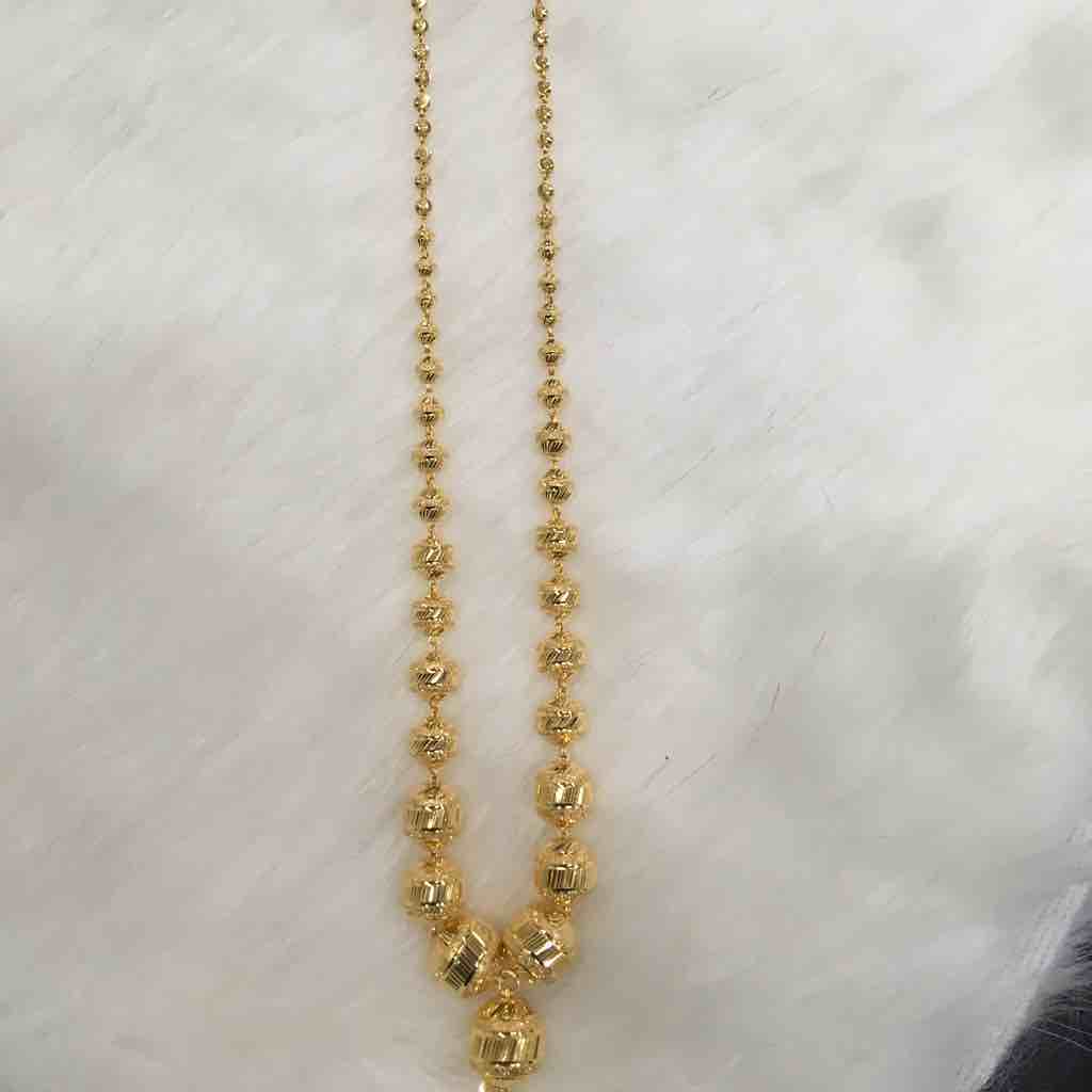 Designer 916 Gold Delicate Mug Mala