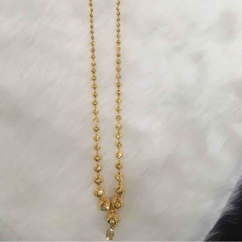 Modern 916 Yellow Gold Mug mala