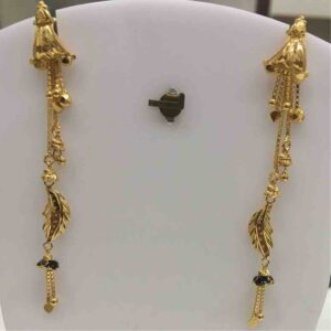 String of Grace Drop Gold Ladies Earrings