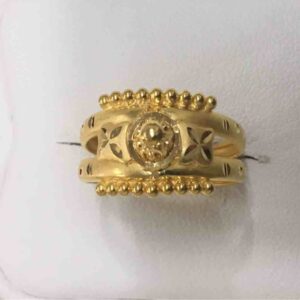 Traditional Indian Style Ladies Gold ring