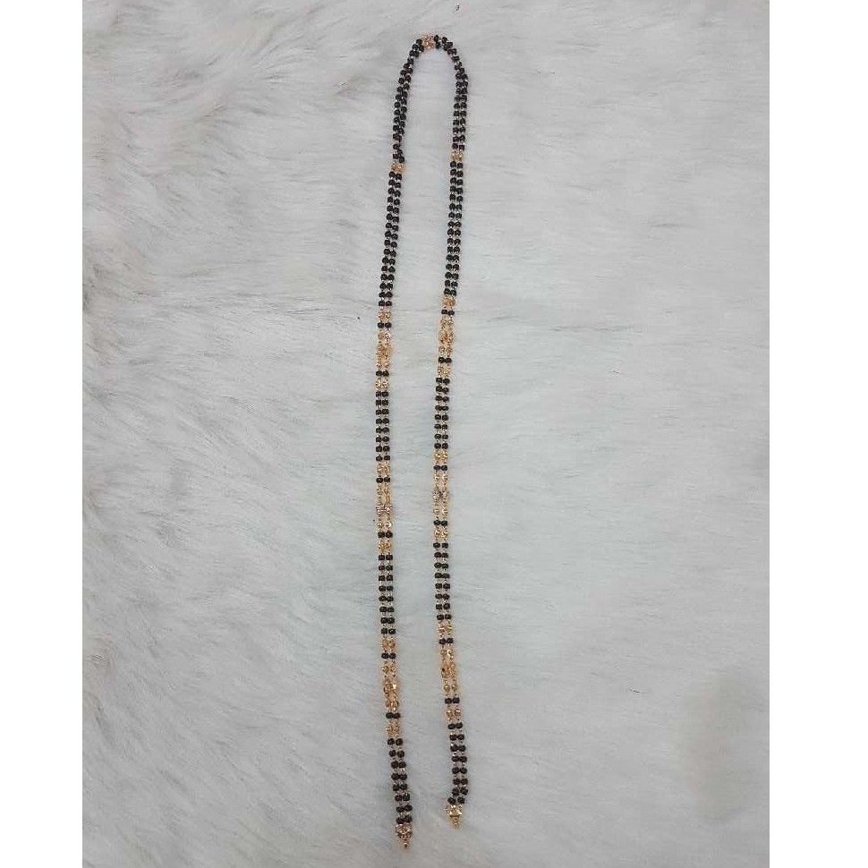 916 Gold Modern Two Line Mangalsutra