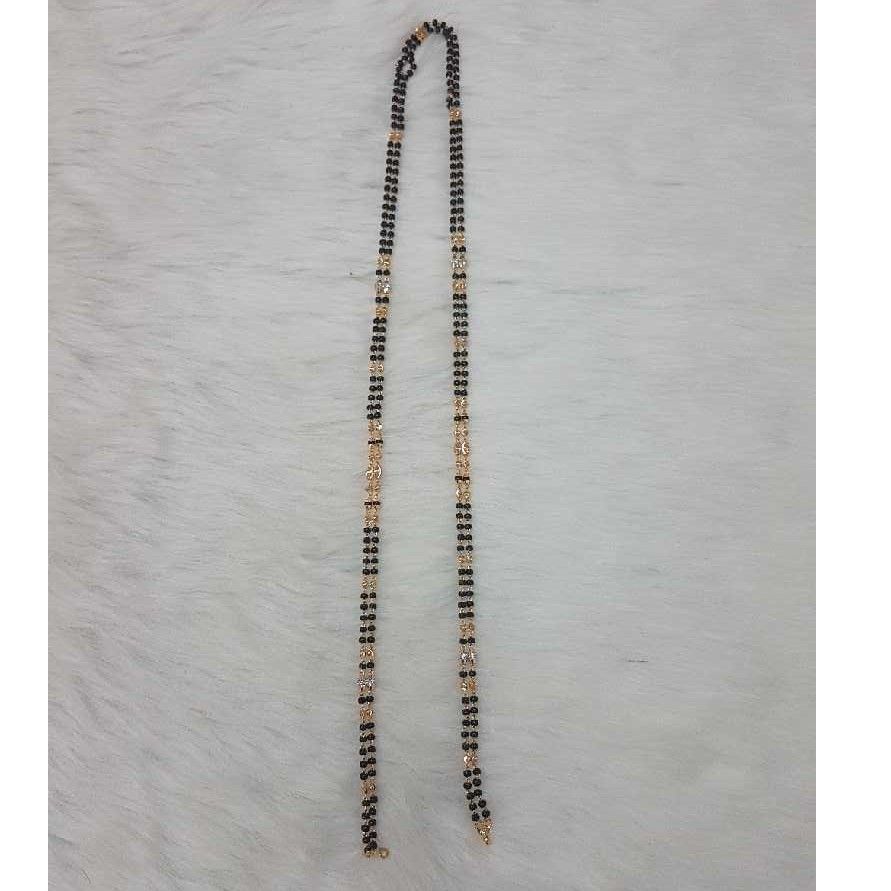 916 Gold Modern Two Line Mangalsutra