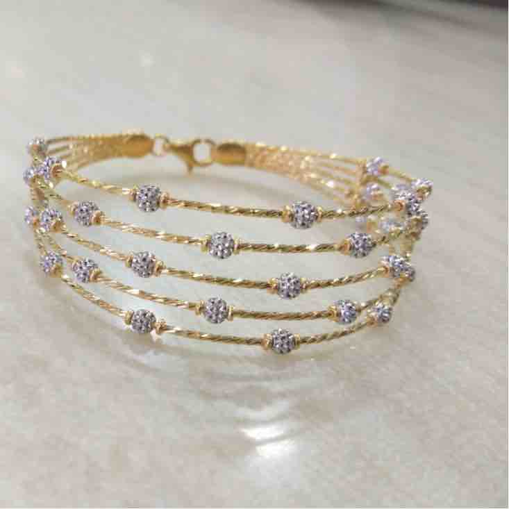 916 Italian ladies cnc beads bracelet