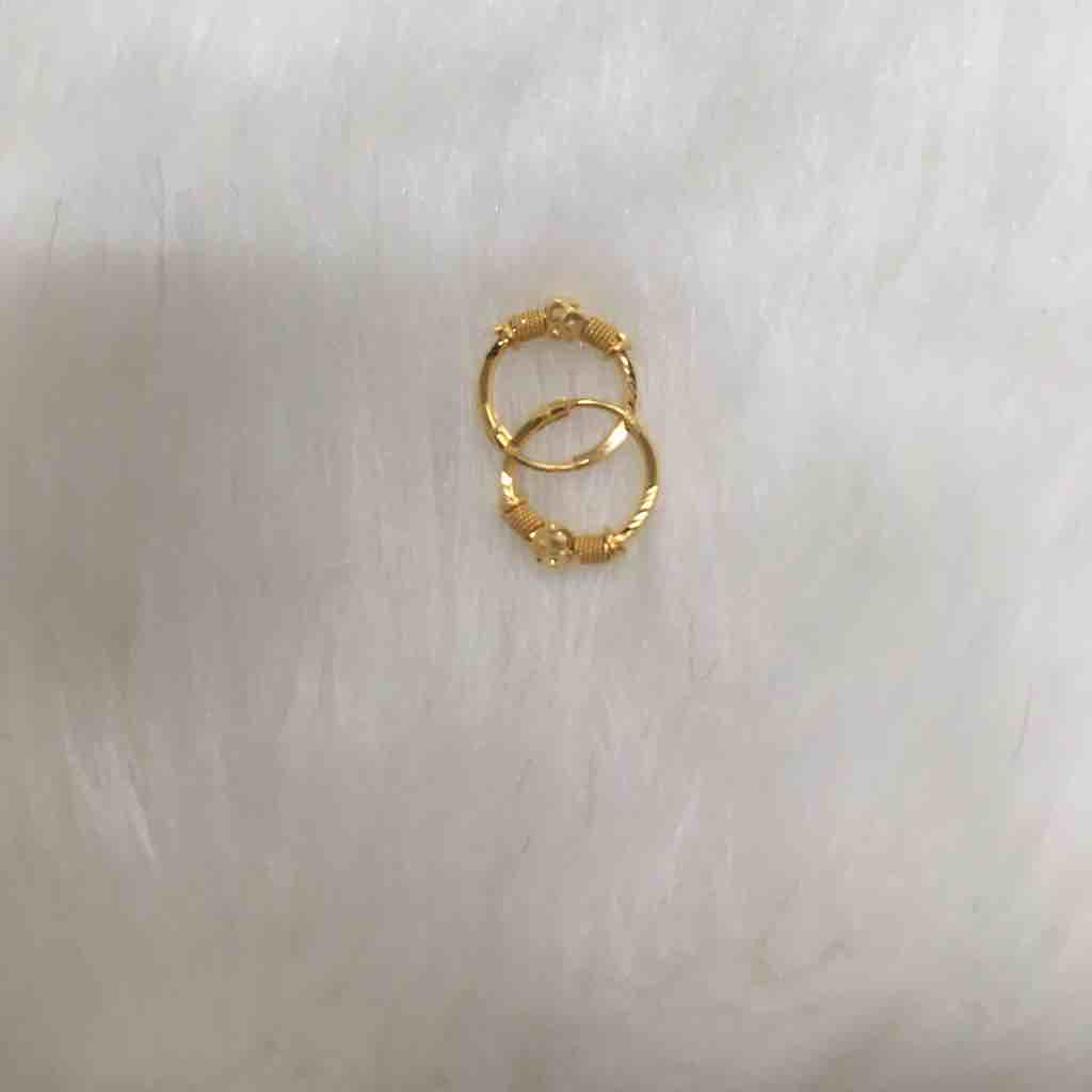 916 kids Gold fancy pipe Bali