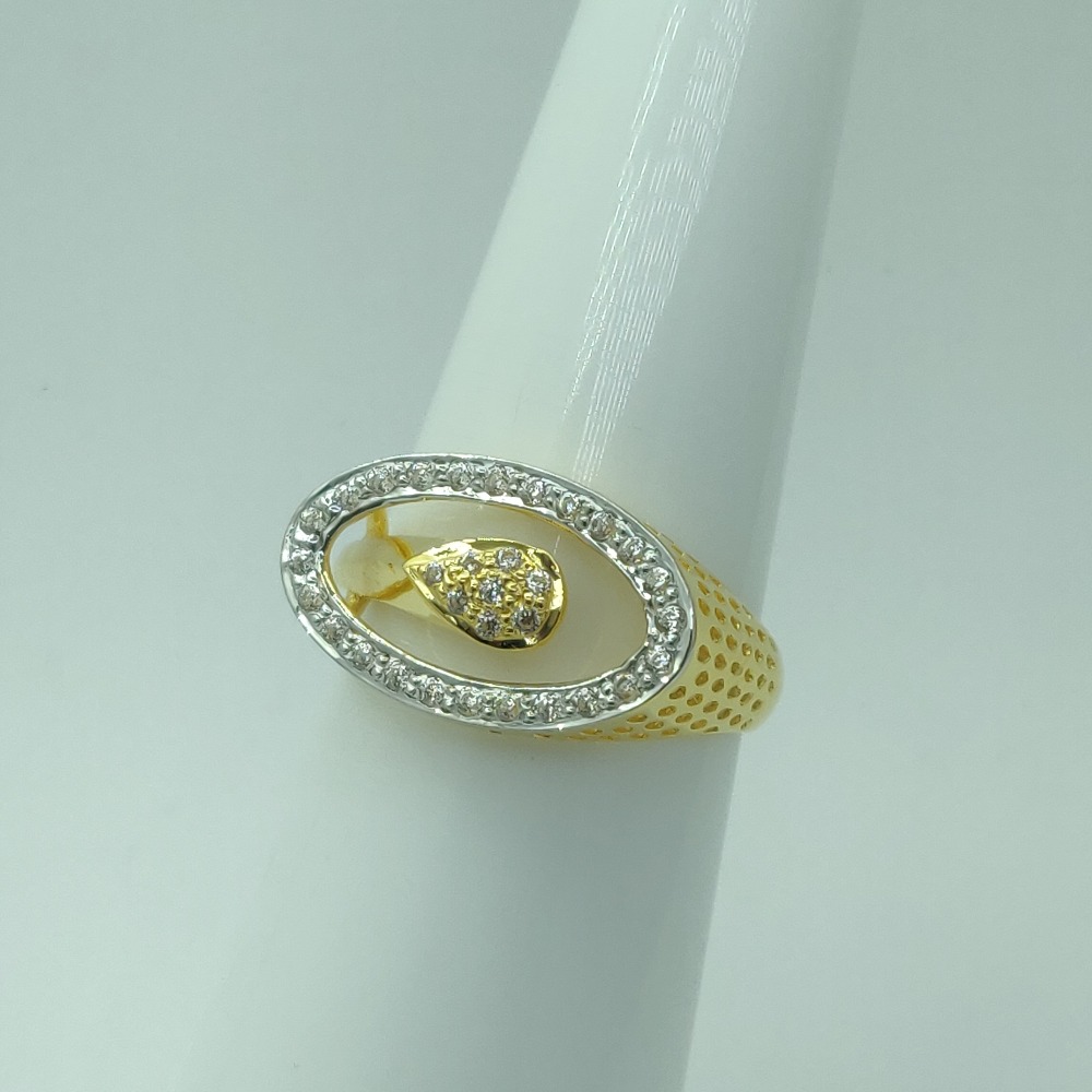 916 Gold CZ Fancy ring Women SSJ-R003