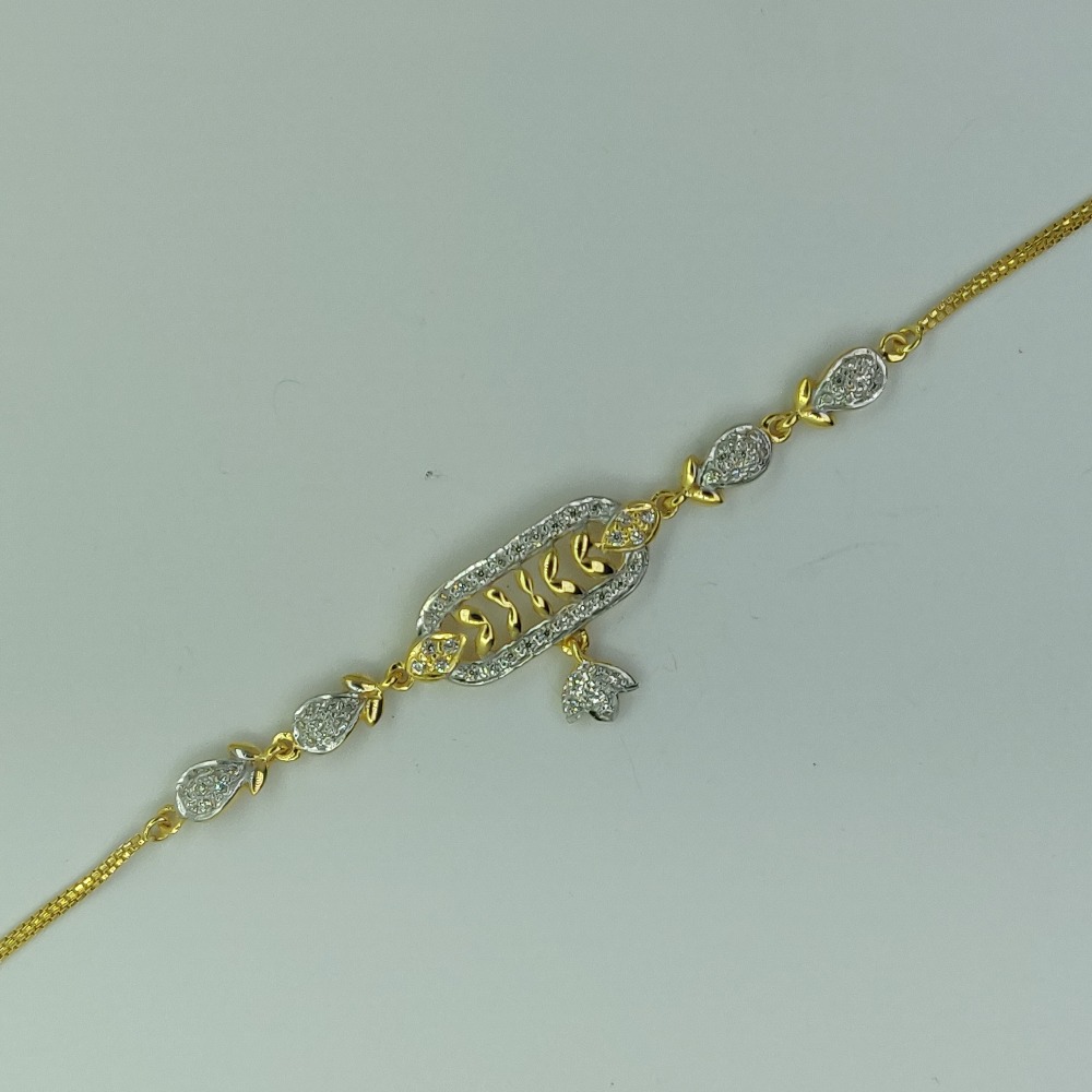 916 Gold CZ Exclusive Bracalet For Women SSJ-B010