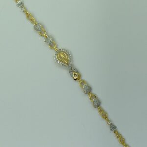 22KT Gold CZ Designer Lucky Bracelet SSJ-B007