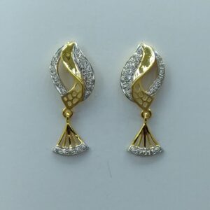 916 Gold CZ Diamond Earring SSJ-E005