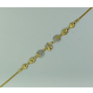 22kt gold cz stylish lukcy for women ssj-b004