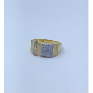 22Kt Gold CZ Exclusive Gents ring SSJ-R002