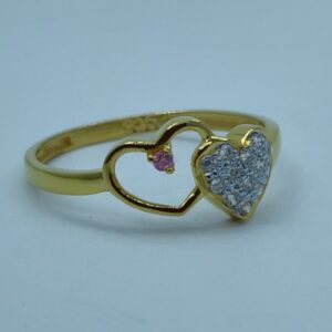 22k 916 cz executive ladies ring