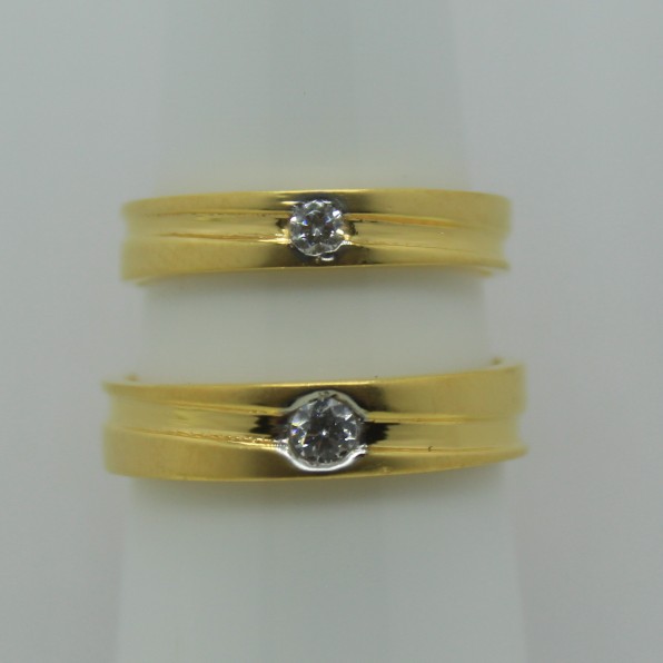 22k new ladies & gents rings