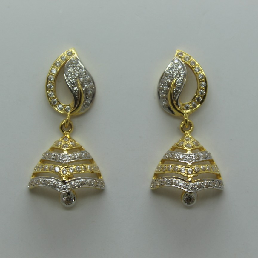 916 latest fancy cz jummar earrings
