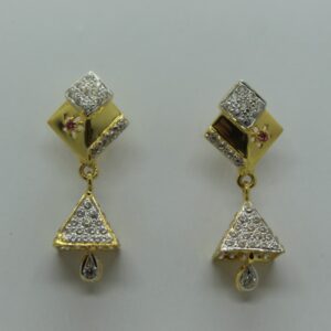 22k cz diamond fancy tops