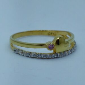 22k fancy light weight ladies ring