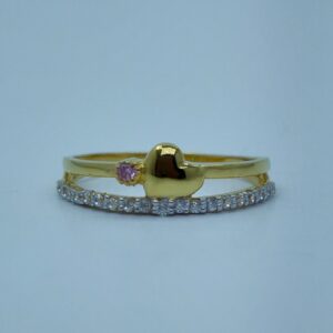 22k fancy light weight ladies ring