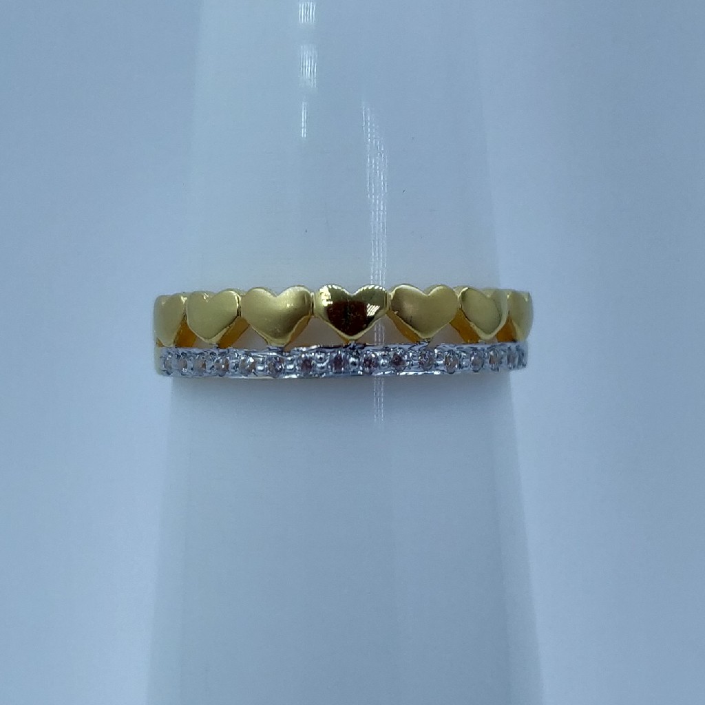 916 cz gold plated fancy ladies ring - Image 4