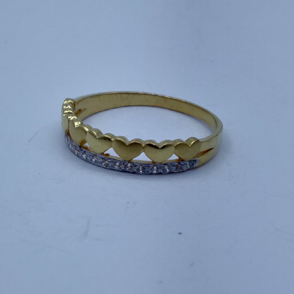 916 cz gold plated fancy ladies ring - Image 3