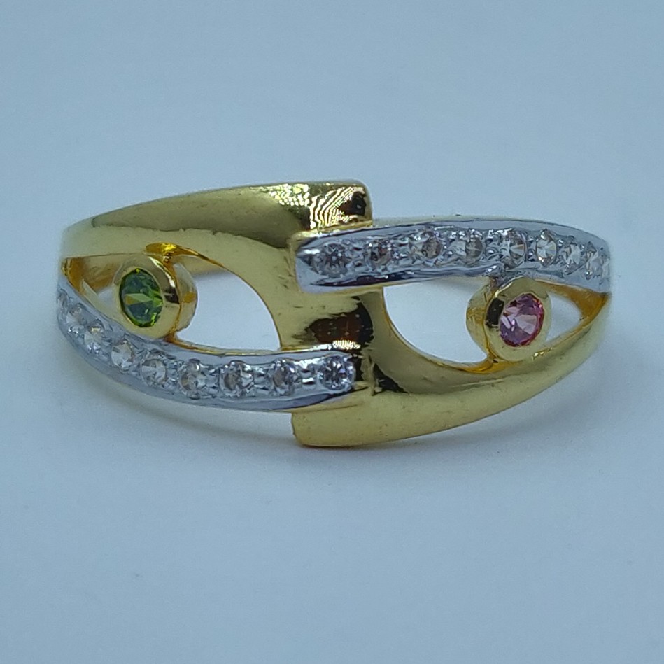 22k cz gold ladies ring - Image 4