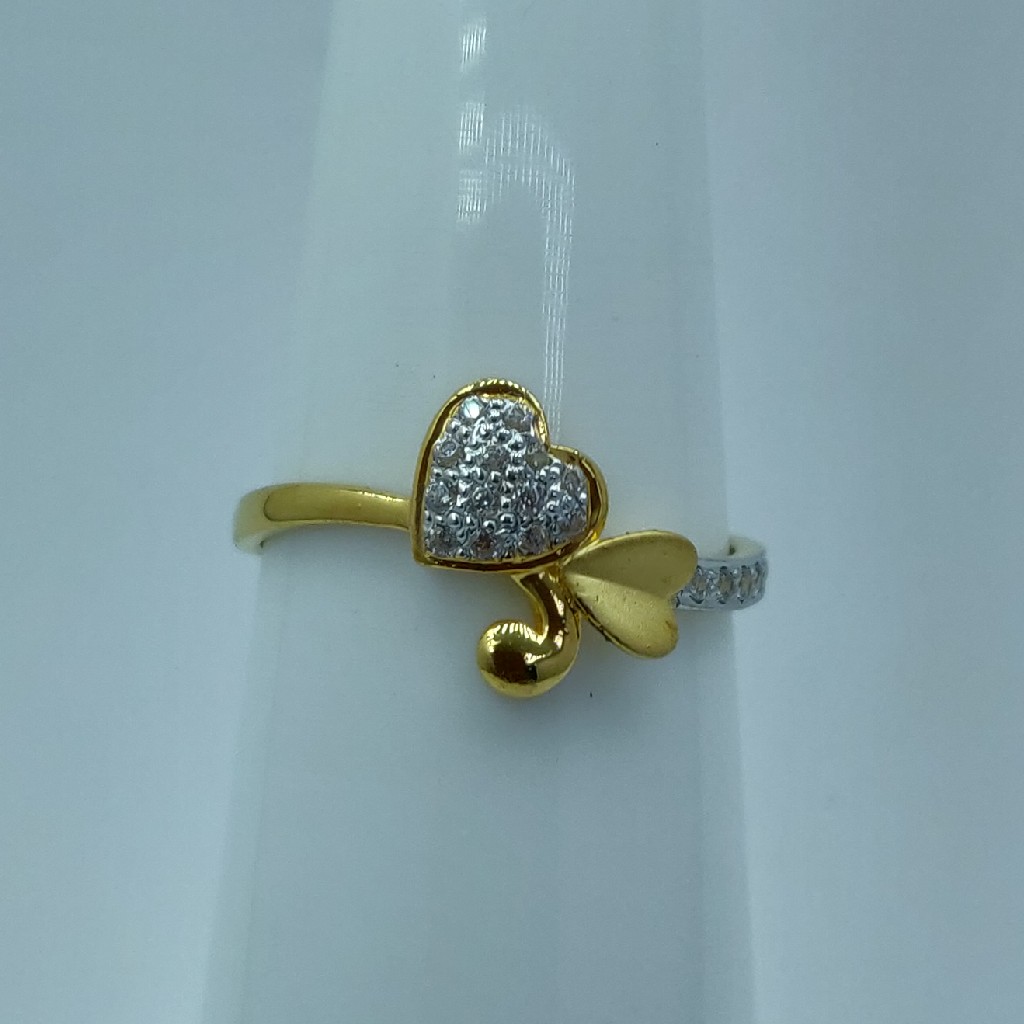 916 rhodium plated fancy ladies ring - Image 4