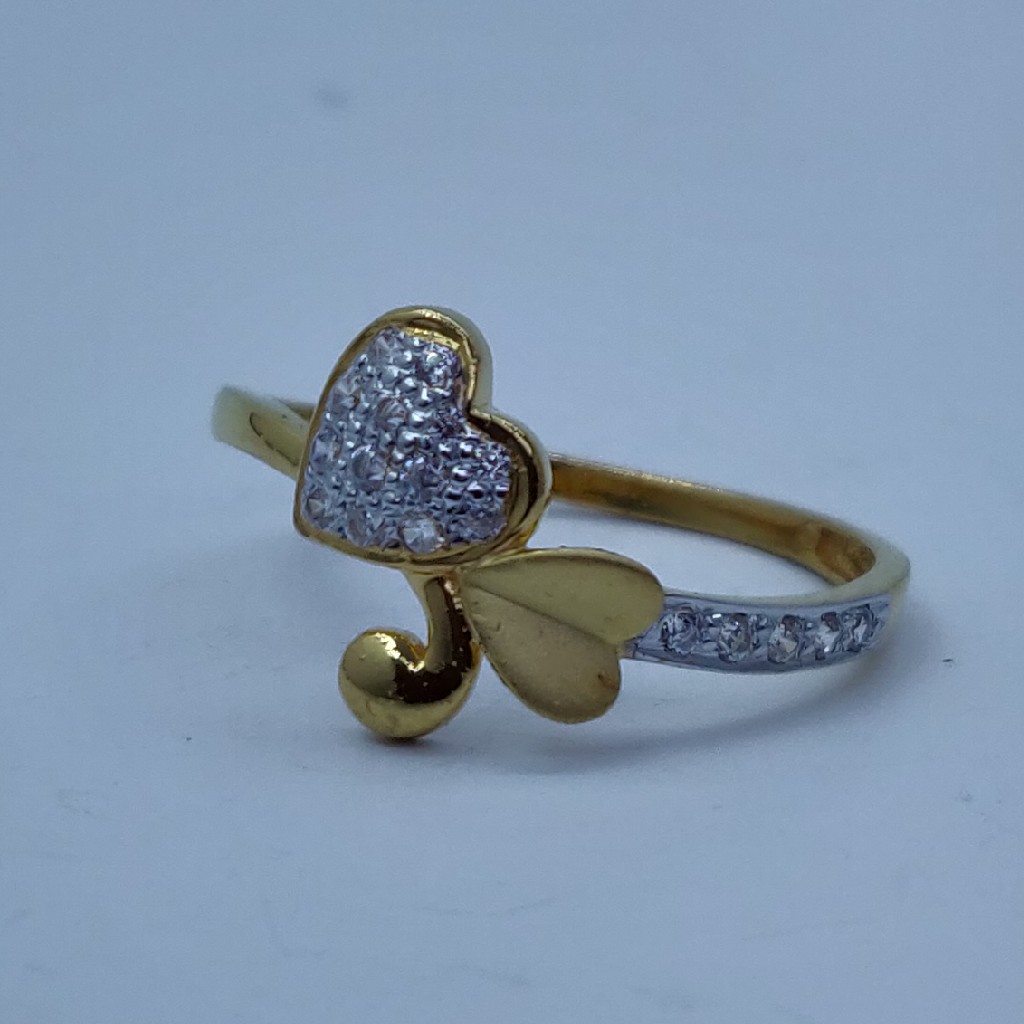 916 rhodium plated fancy ladies ring - Image 3