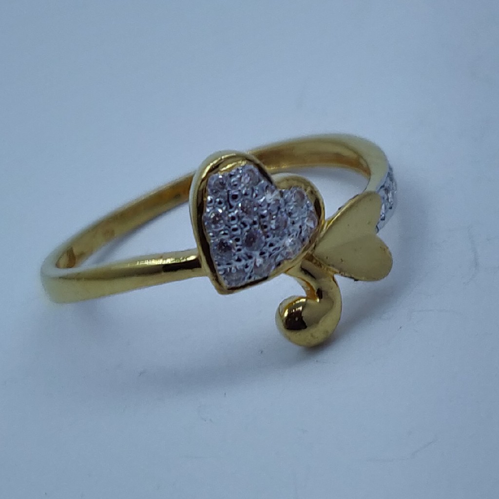 916 rhodium plated fancy ladies ring - Image 2