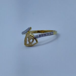 22k/916 Aum light weight ladies ring