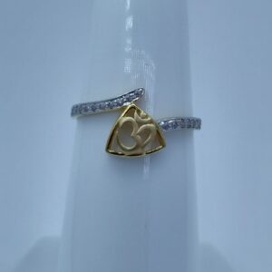 22k/916 Aum light weight ladies ring