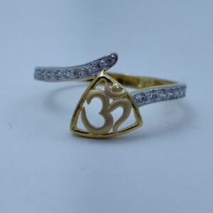 22k/916 Aum light weight ladies ring