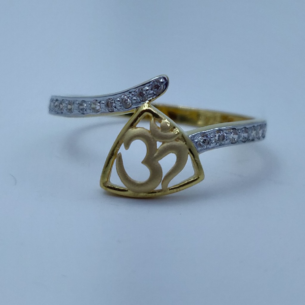 22k/916 Aum light weight ladies ring