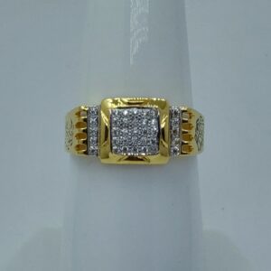 22k Gold light weight ring for men