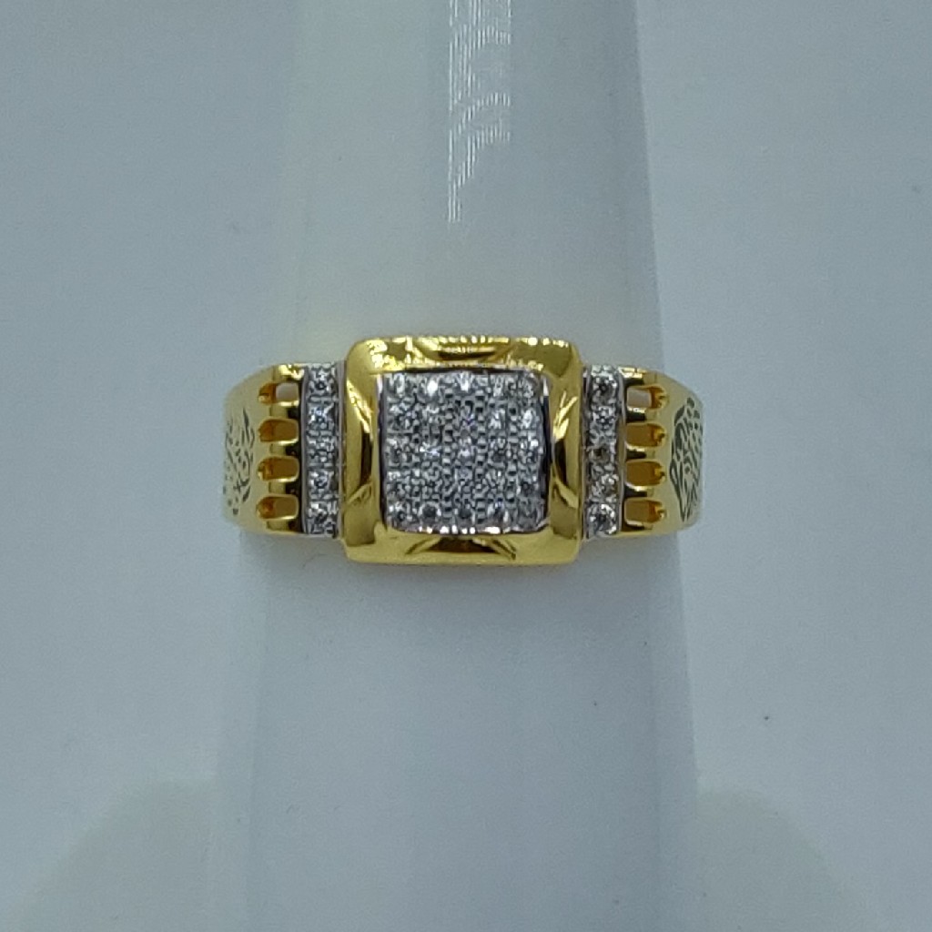 22k Gold light weight ring for men - Image 4