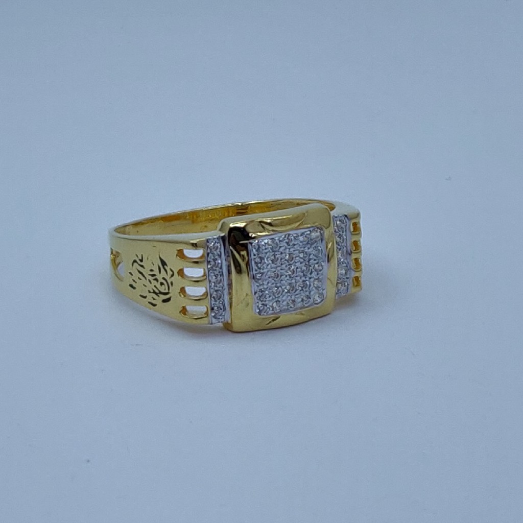 22k Gold light weight ring for men - Image 2