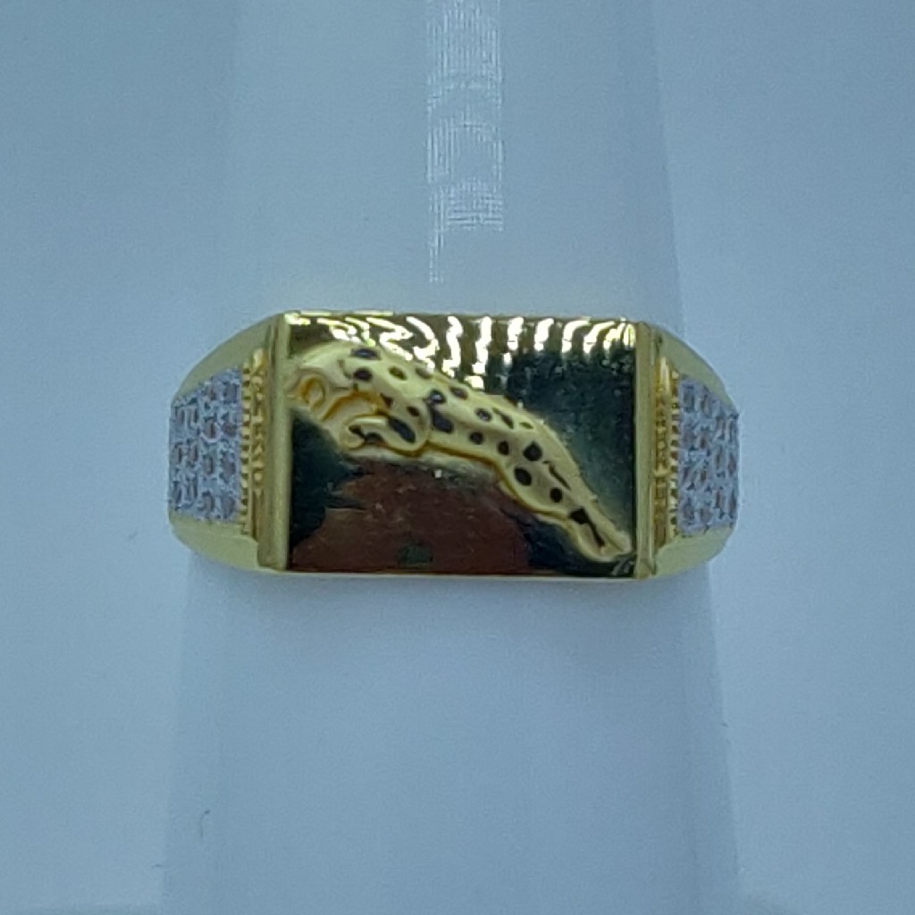 916 hm white rhodium plated gents ring - Image 4