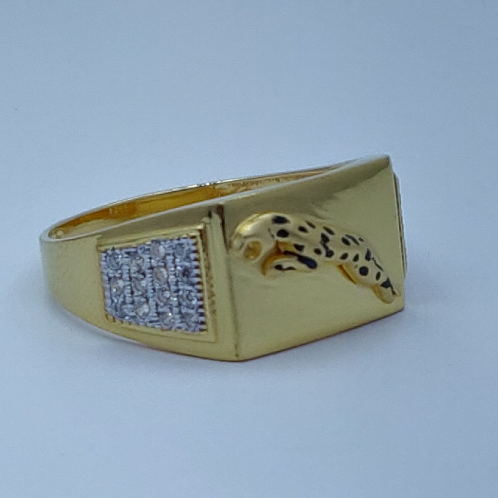 916 hm white rhodium plated gents ring - Image 2