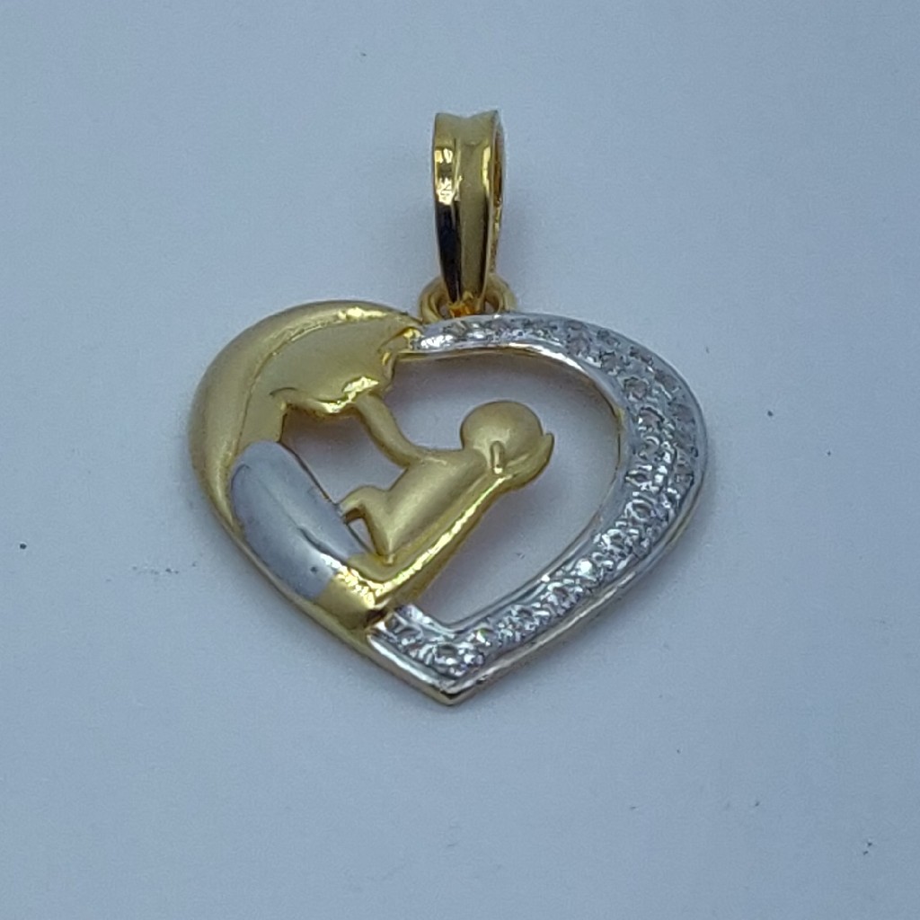 22k/916 fancy mother child pendant - Image 4