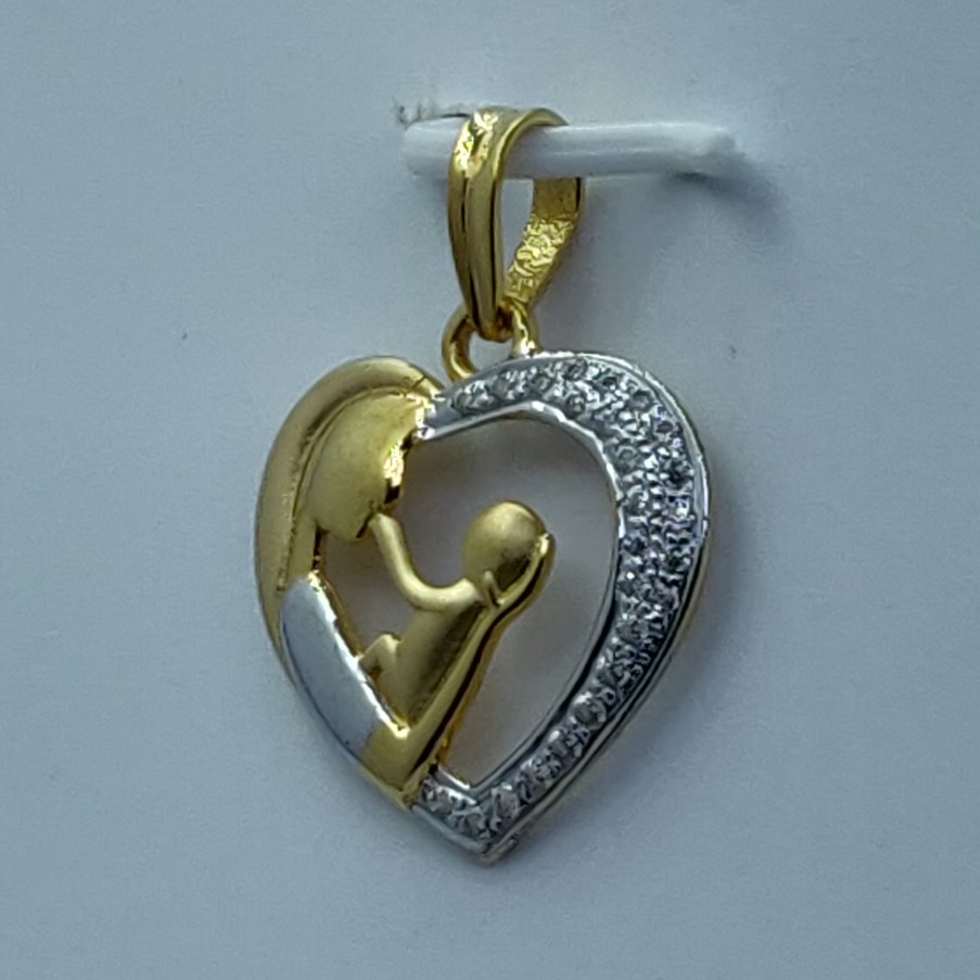 22k/916 fancy mother child pendant - Image 3