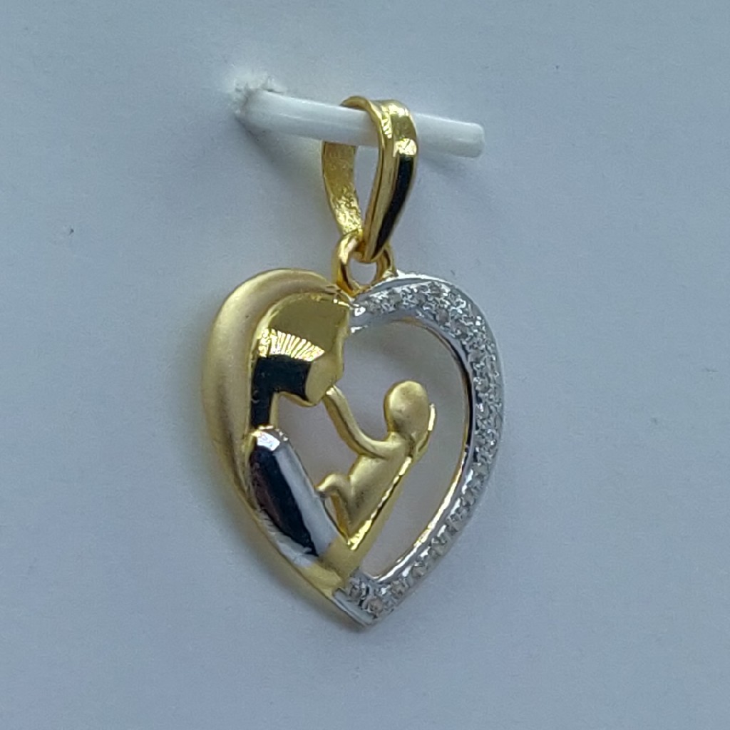 22k/916 fancy mother child pendant - Image 2