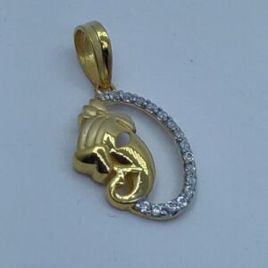 22k/916 executive fancy ganpati pendant