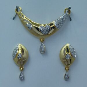 22k executive mangalsutra pendant with tops