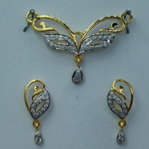 22k light weight mangalsutra with tops