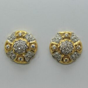 22k gol earrings for women