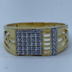 22k/916 light weight gents ring