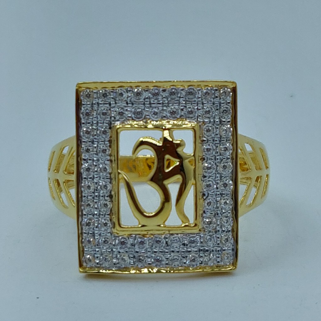 22k Om Design gents ring - Image 5