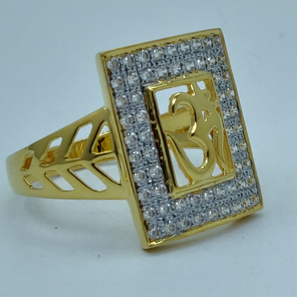22k Om Design gents ring - Image 3